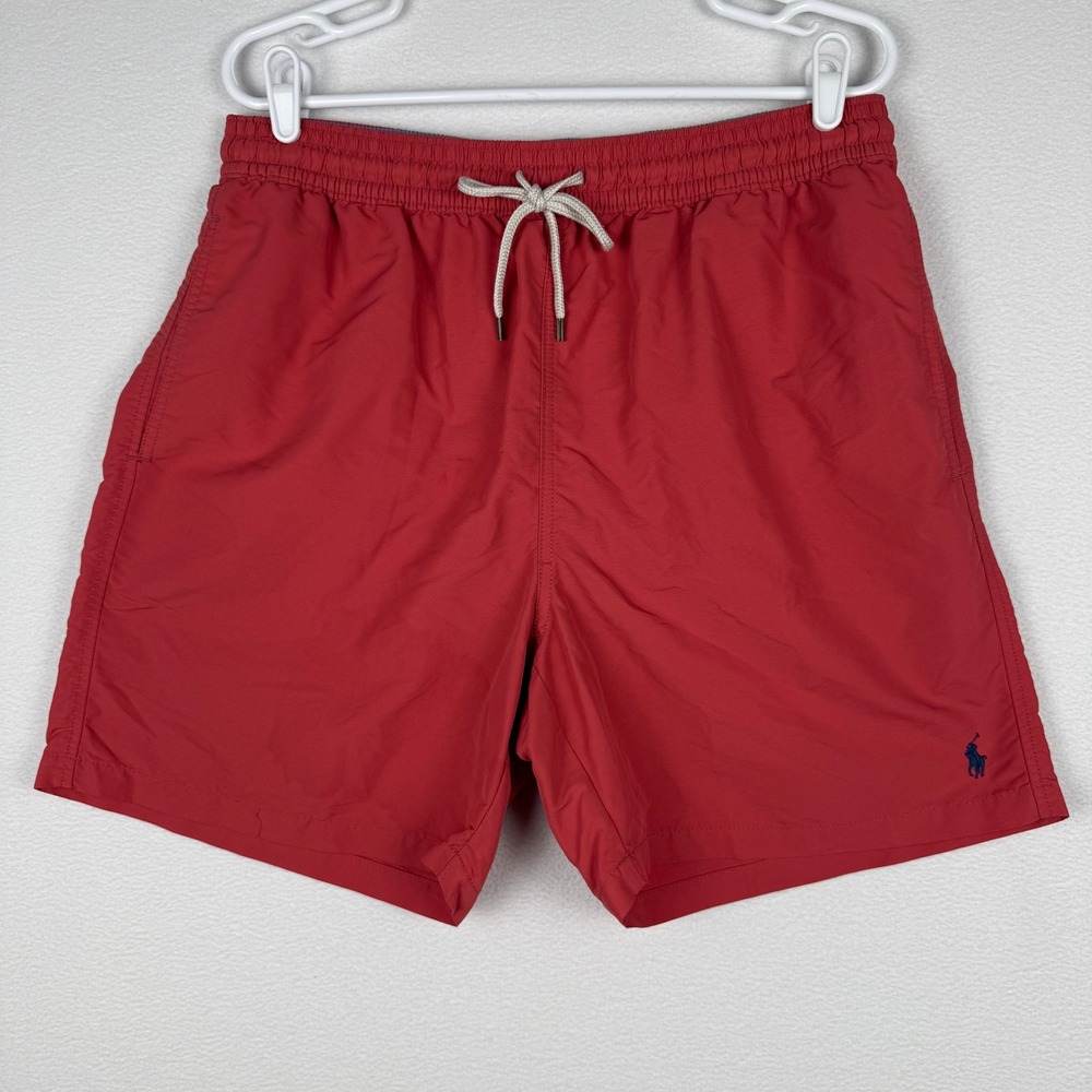 Polo Ralph Lauren Swim Trunks Mens XL Nantucket Red Pony Logo Mesh Lined Pockets